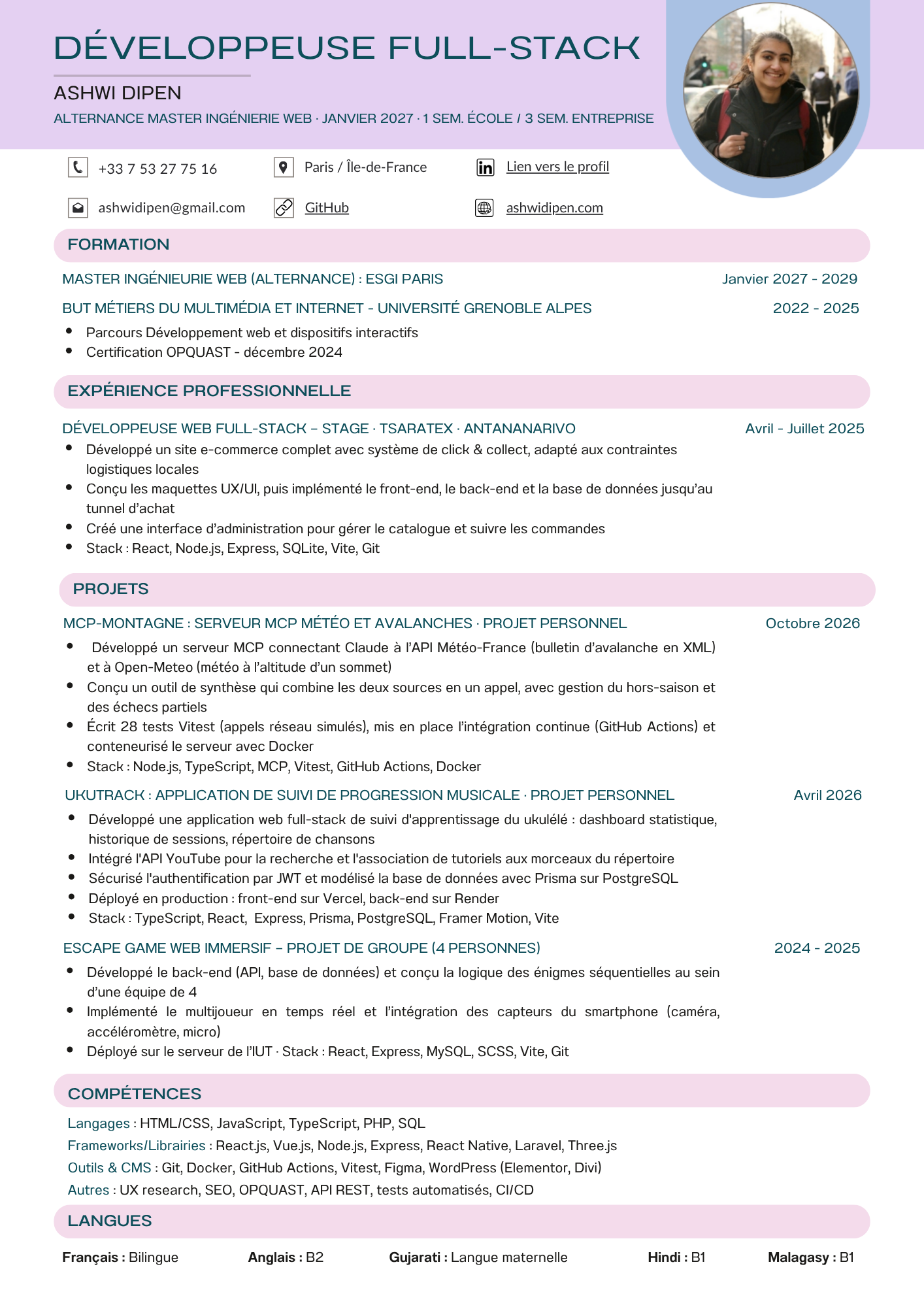 CV